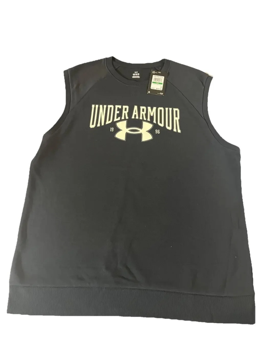 black Under Armour Rival Fleece crewneck sweater Large New With Tags large